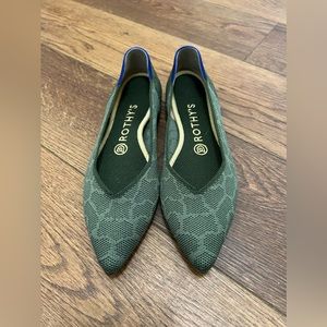 Rothy’s green safari 7.5